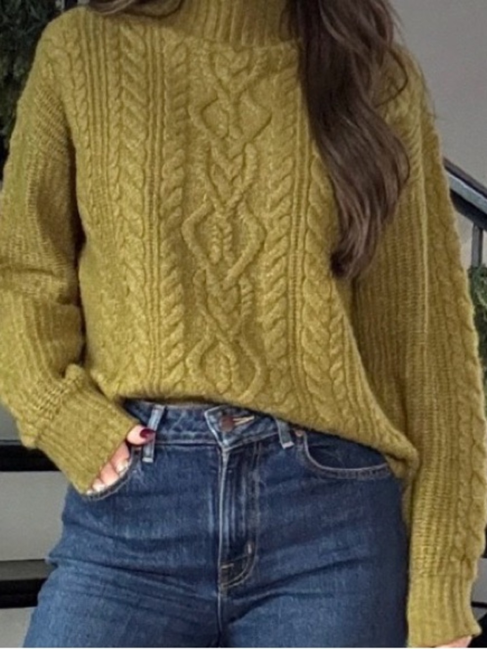Old Navy Cable-Knit Turtleneck Sweater